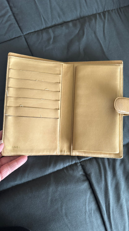 Chanel Kiss-lock long wallet