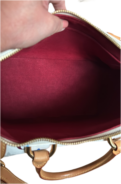 Louis Vuitton White Multicolor Rita 2 way Bag