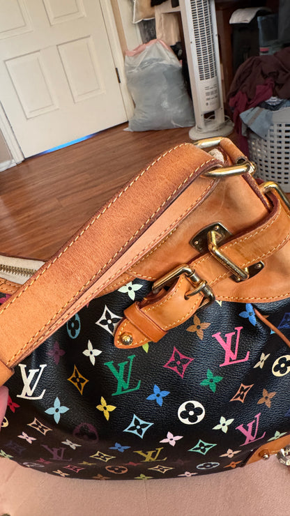 Louis Vuitton Black Multicolor Greta Bag