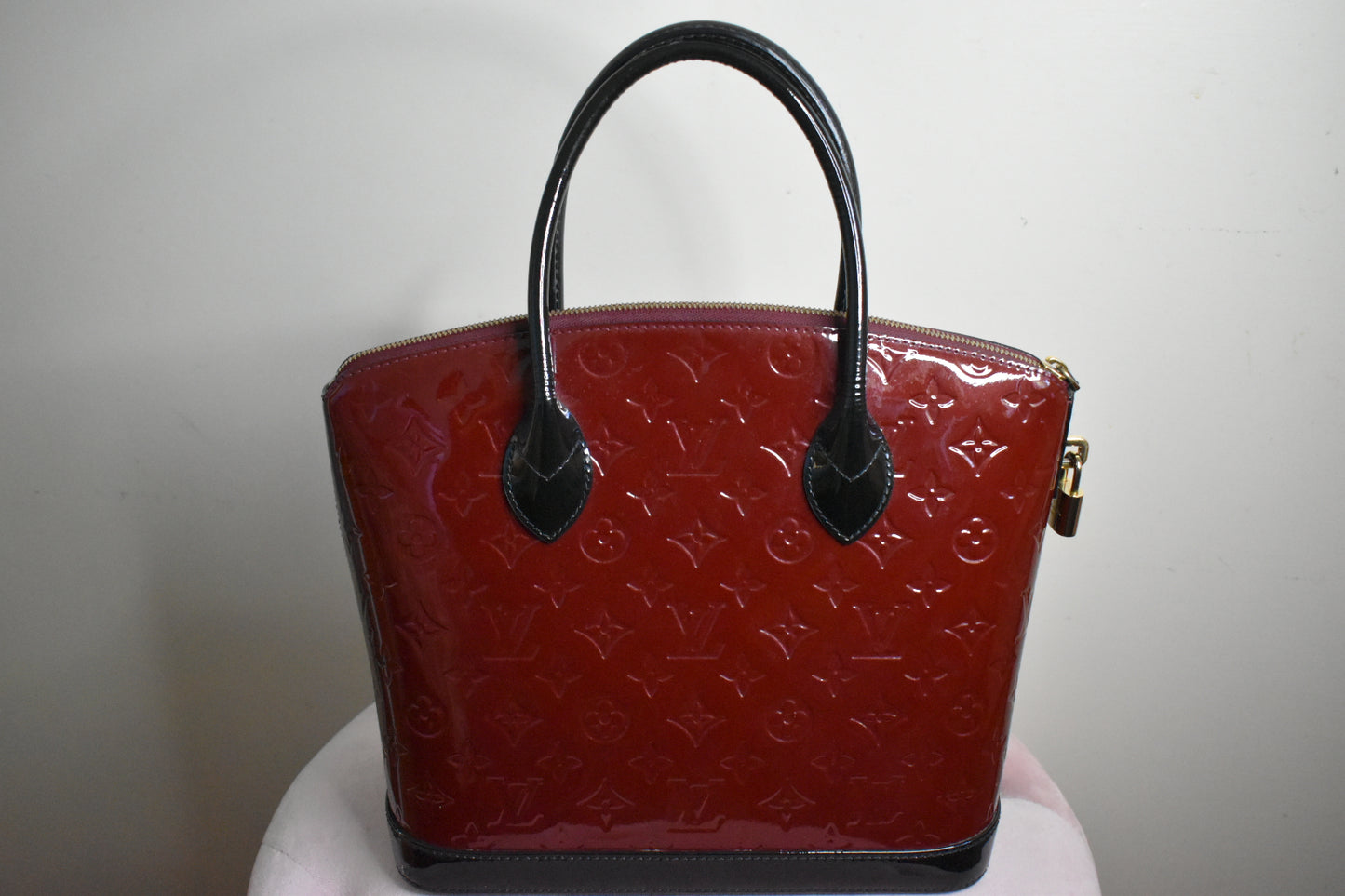 Louis Vuitton 2 color Vernis Lock it Handbag